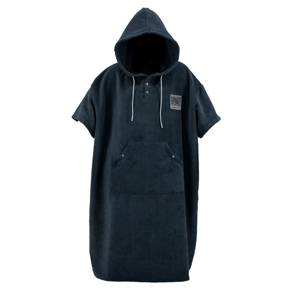AKONA TULUM MICRO FIBER PONCHO, BLACK