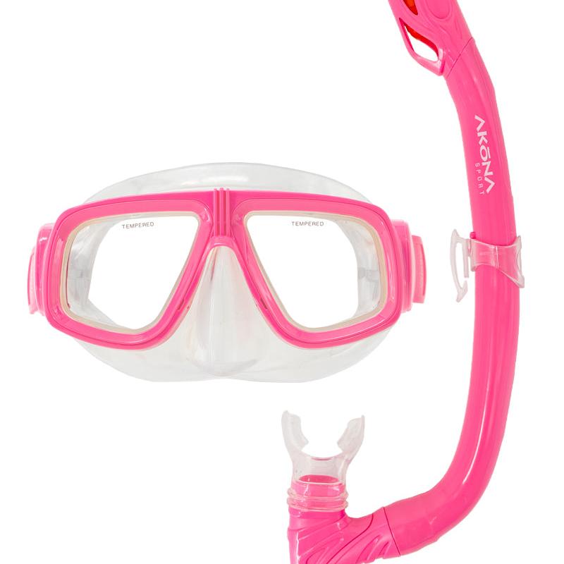 AKONA JR SPORT MASK & SNORKEL SET, NP