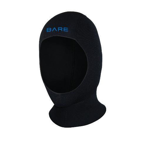 BARE 3MM NEO HOOD, BLACK