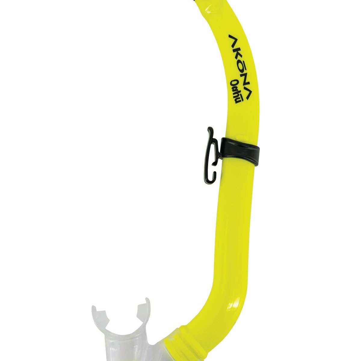 AK OAHU JUNIOR SNORKEL NEON YELLOW