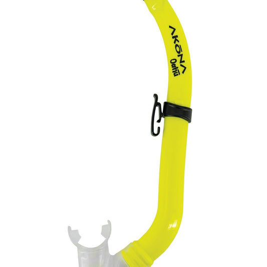 AK OAHU JUNIOR SNORKEL NEON YELLOW
